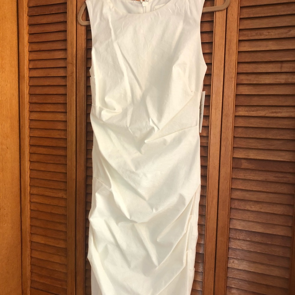Nicole Miller White Mid-length Dress